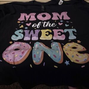 Mom of the west one, birthday shirt, adult black and colorful shirt, large